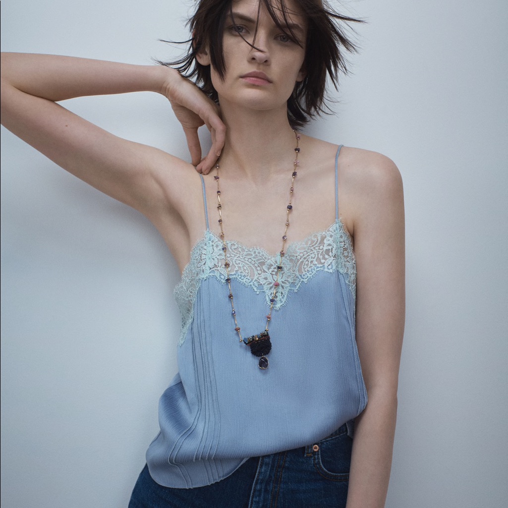 Zara Jewelry Pack Of Necklaces Stones Crochet 30$